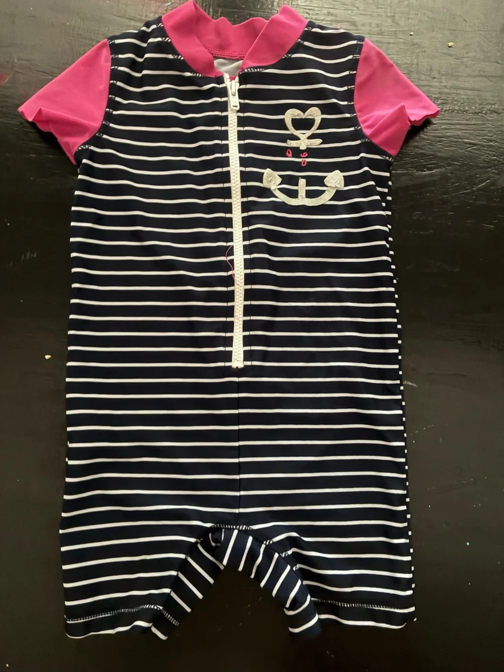 Koalakids Girl’s 12-18m Rash Guard One Piece Swim Suit